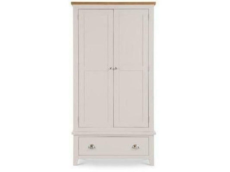 Richmond 2 Door 1 Drawer Wardrobe Elephant Grey
