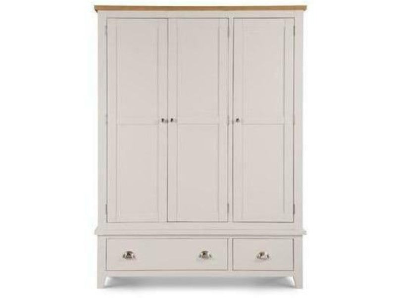 Richmond 3 Door 2 Drawer Wardrobe Elephant Grey