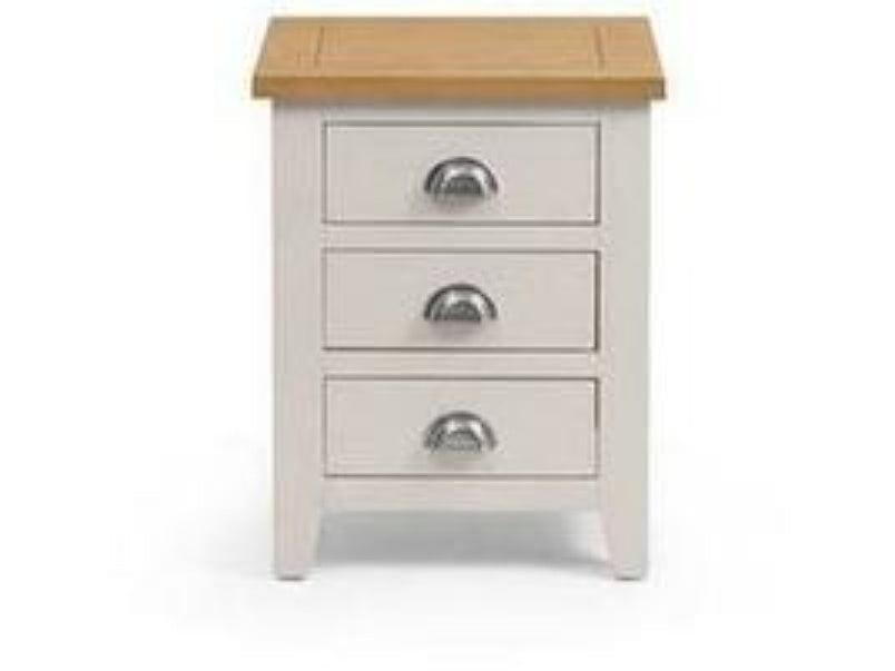 Richmond 3 Drawer Bedside Elephant Grey