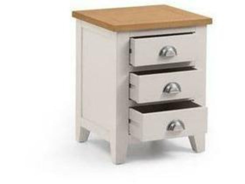 Richmond 3 Drawer Bedside Elephant Grey