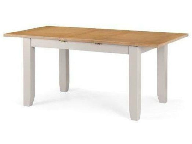 Richmond Extending Dining Table (140cm + 40cm x 90cm) Grey/Oak