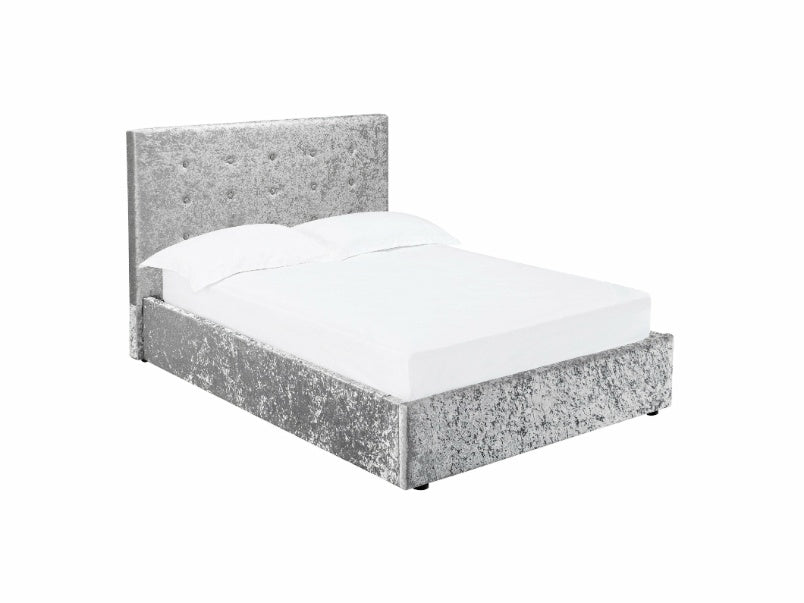 Rimini 4.6 Double Bed Silver