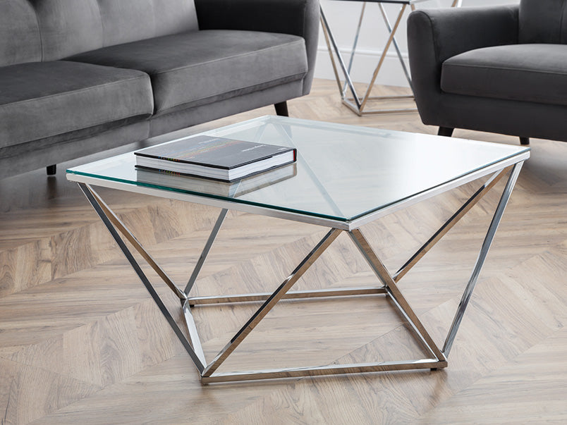 Riviera Octagonal Coffee Table Glass