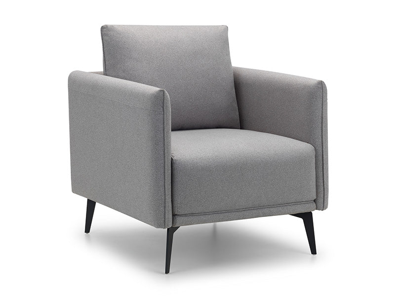 Rohe Armchair Platinum Light Grey