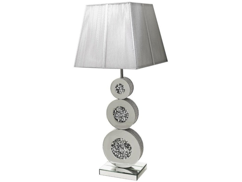 Roma Crush Diamond 3 Circle Table Lamp
