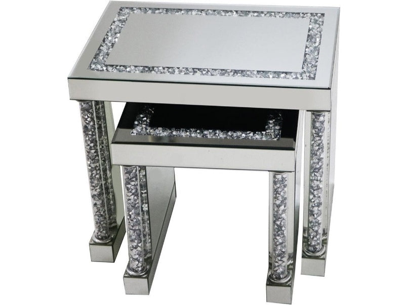 Roma Crush Diamond Nest of Tables