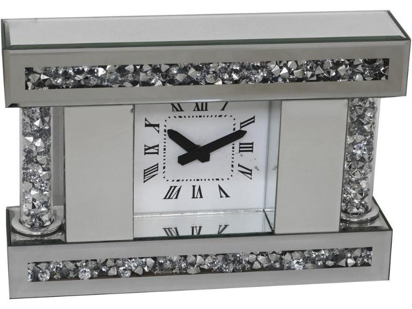 RomaX Crush Diamond Table Clock