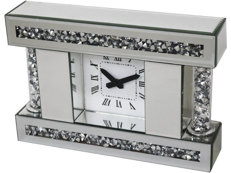 RomaX Crush Diamond Table Clock