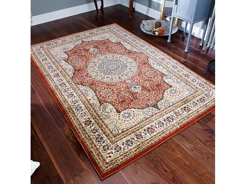 Royal Classic 34 P Beige Red Rug