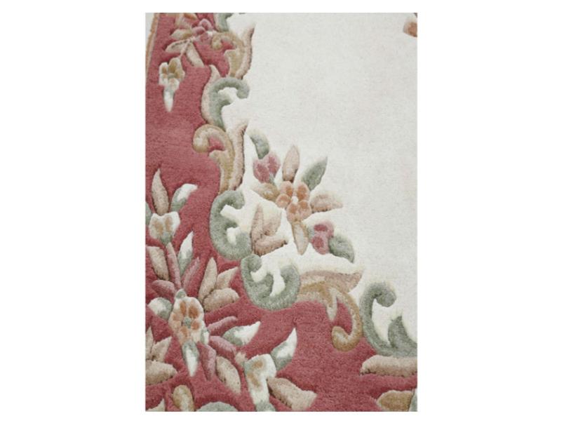 Royal Wool Rug Cream/Rose