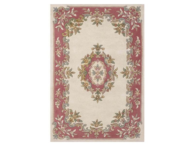 Royal Wool Rug Cream/Rose