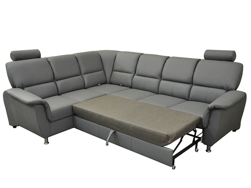 Durban Corner Sofa Bed 2C3 Faux Leather