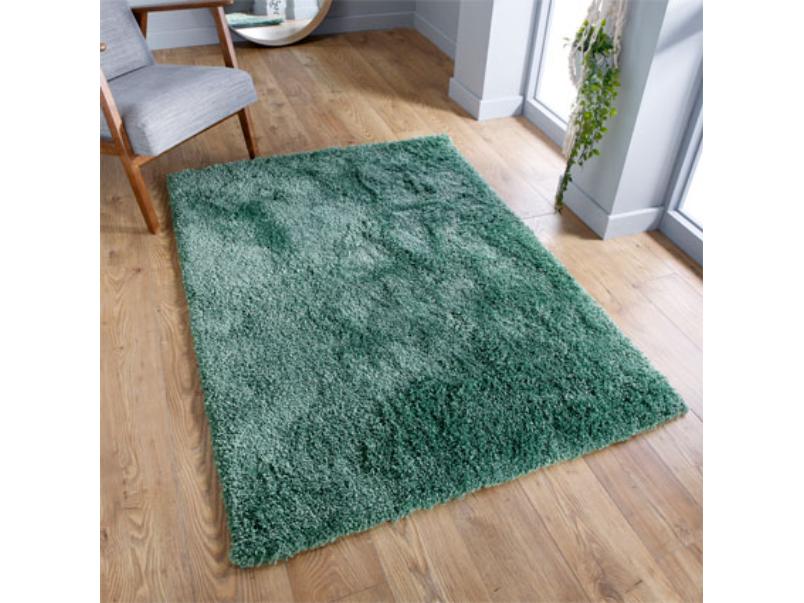 Serene Sage Green Woven Rug