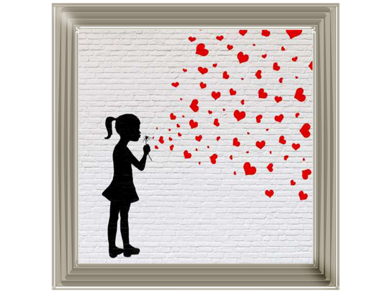 Sowing the seeds of Love, inspired by Banksy