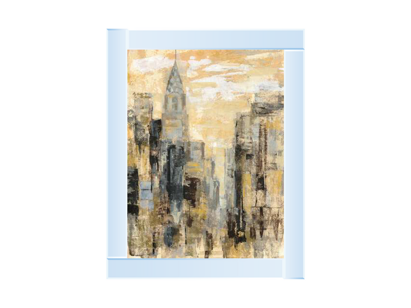 Manhattan Gray and Gold I