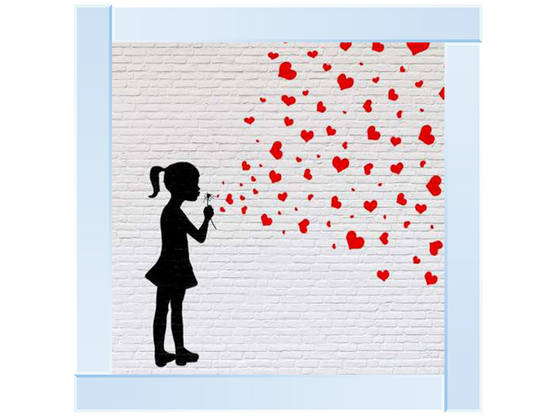 Sowing the seeds of Love, inspired by Banksy