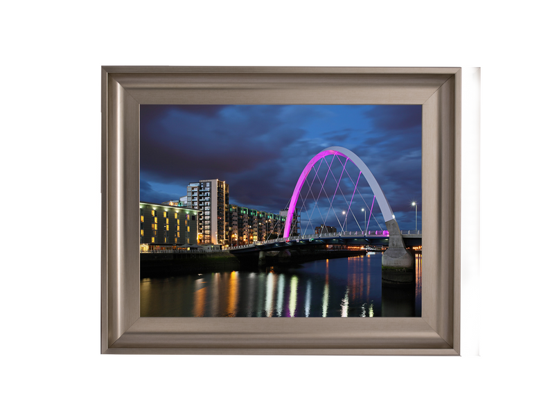 Glasgow Cityscape Scotland in colour