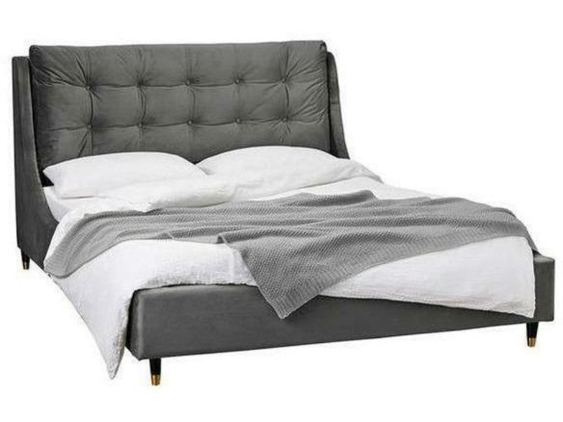 Sloane Plush Velvet Double Bed