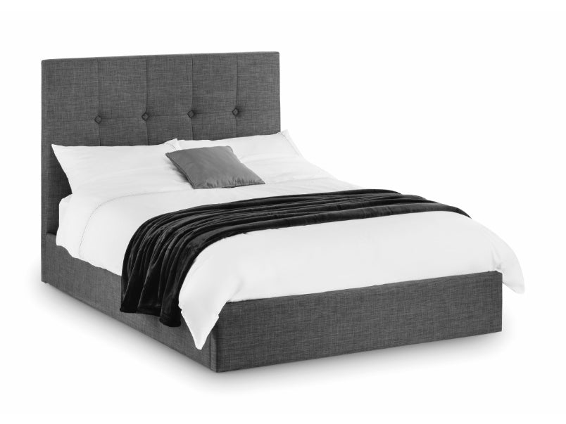 Shoreditch Lift-up Storage Bed Slate Grey Linen