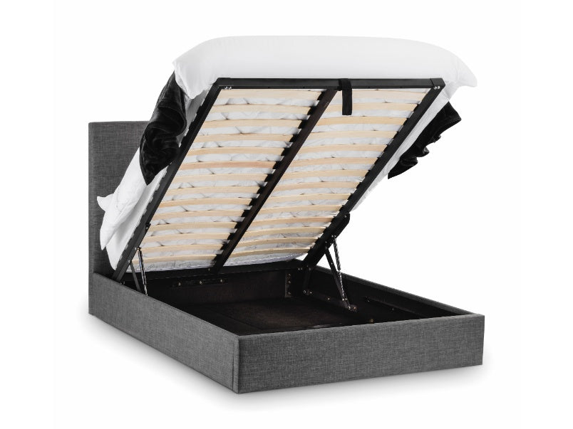 Shoreditch Lift-up Storage Bed Slate Grey Linen