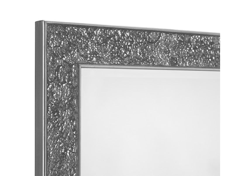 Staccato Fragment Wall Mirror Silver