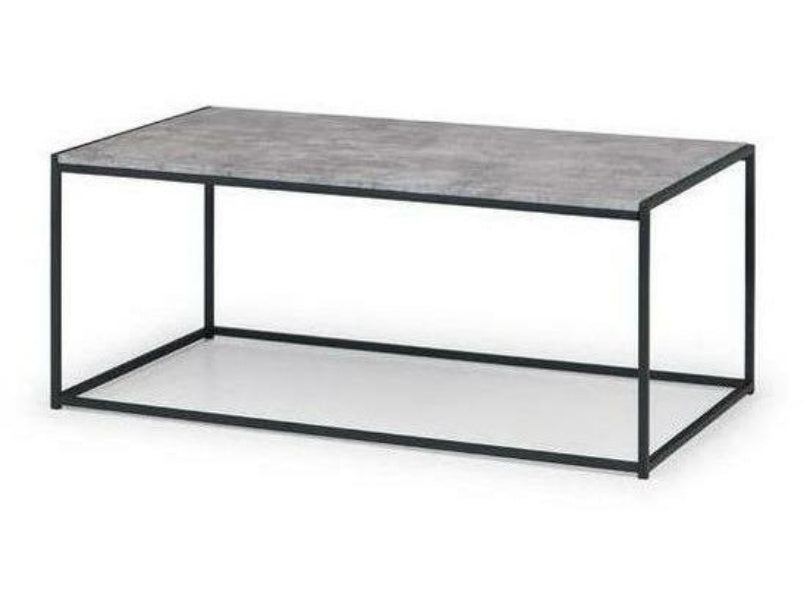 Staten Concrete Black Coffee Table