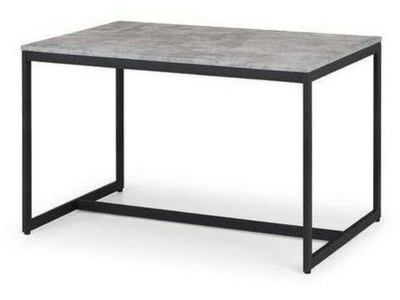 Staten Concrete Black Dining Table (120cm x 80cm)