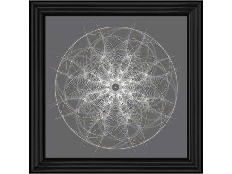 Grey Spirograph Close Up