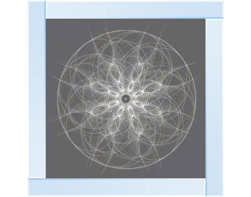 Grey Spirograph Close Up
