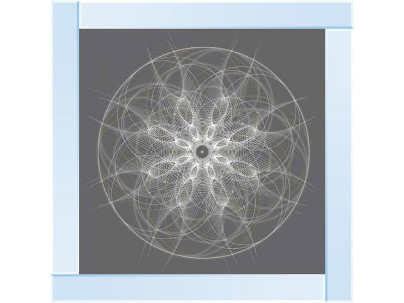 Grey Spirograph Close Up