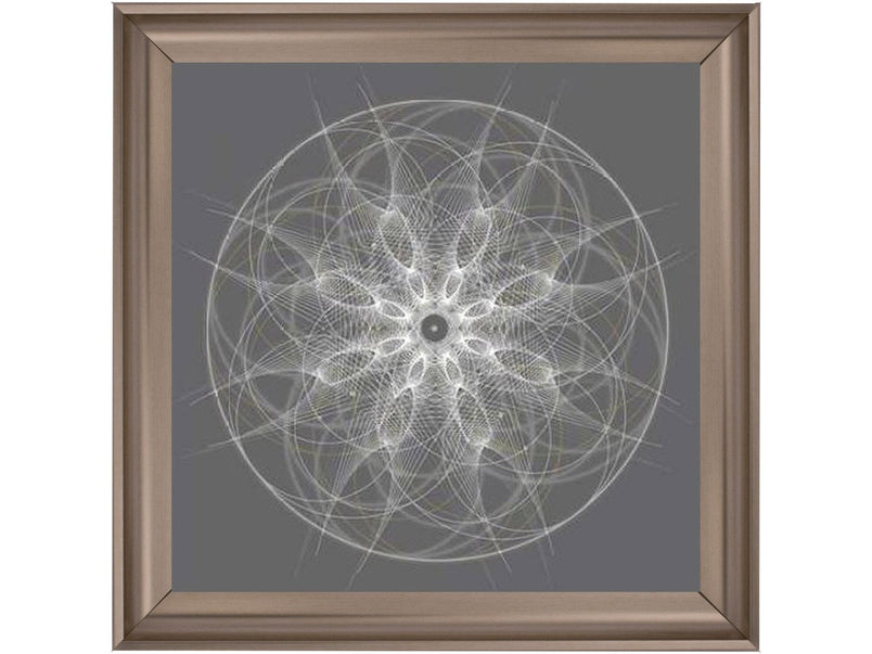 Grey Spirograph Close Up