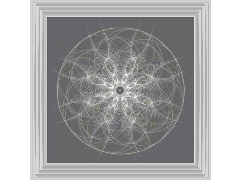 Grey Spirograph Close Up