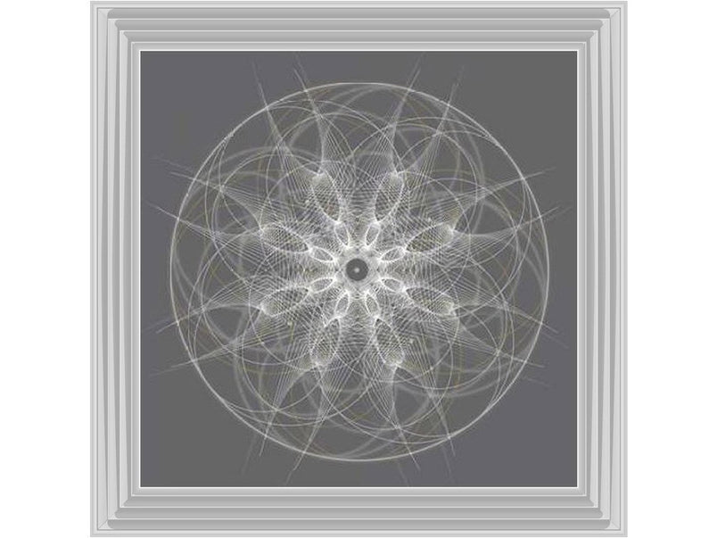 Grey Spirograph Close Up