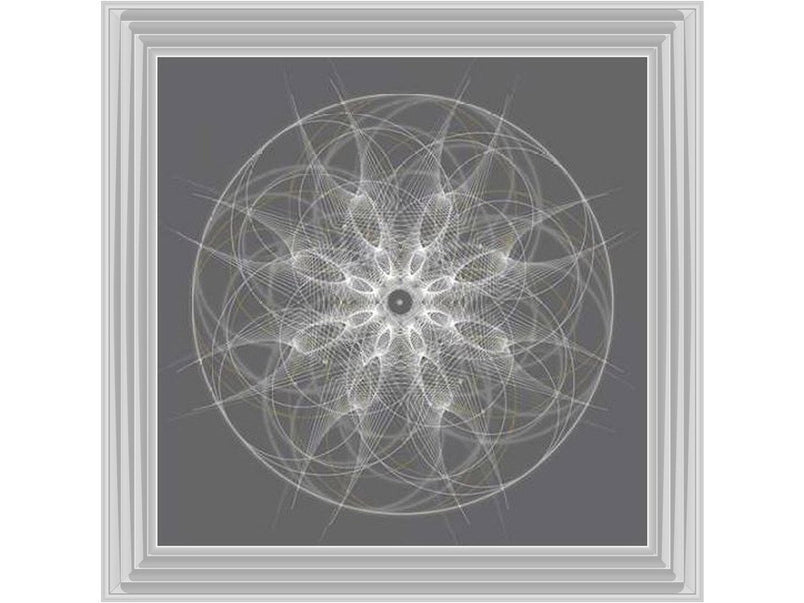 Grey Spirograph Close Up