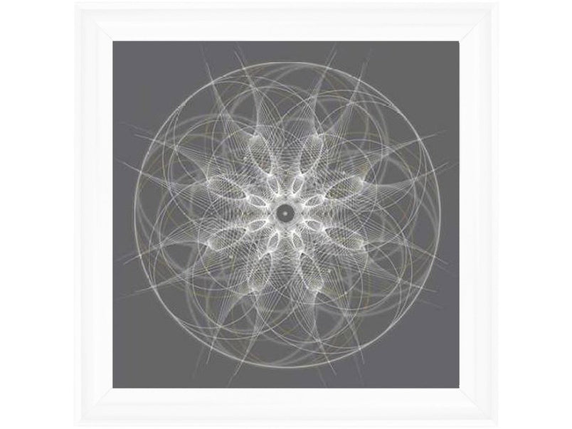 Grey Spirograph Close Up