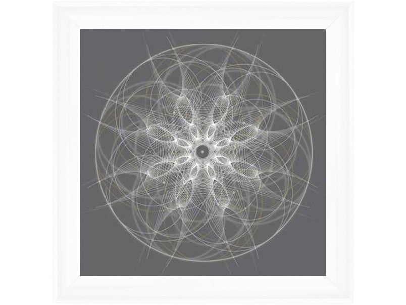 Grey Spirograph Close Up