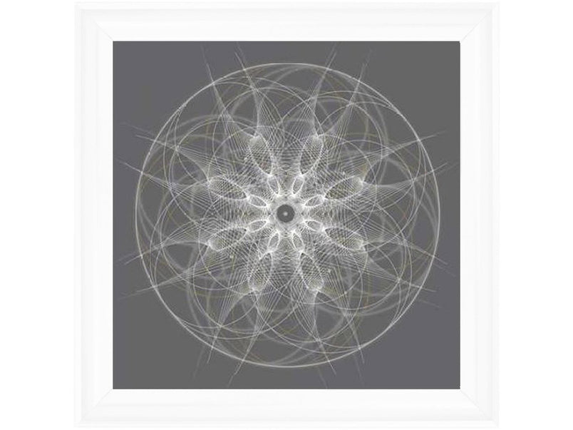 Grey Spirograph Close Up