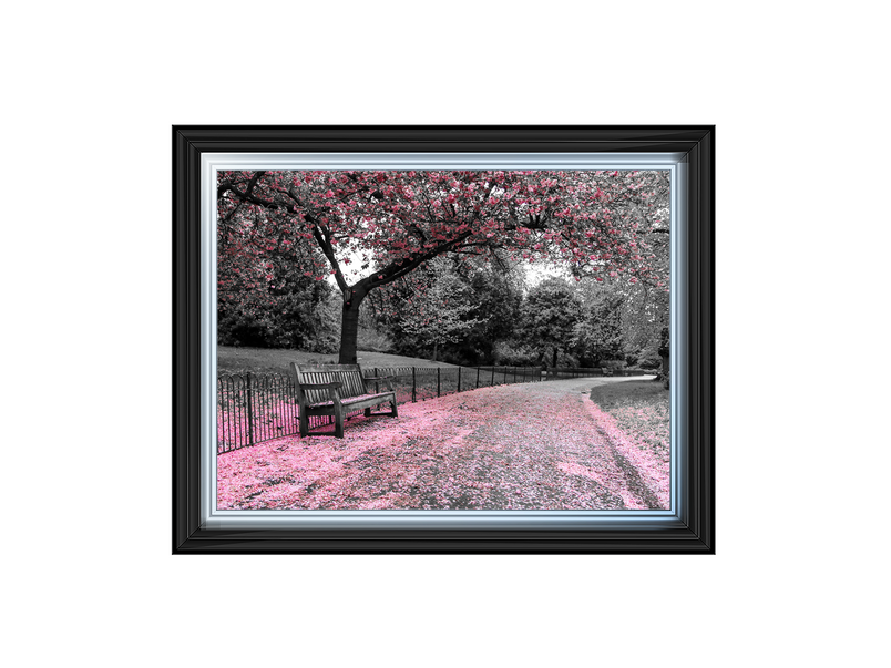 Park bench Pink