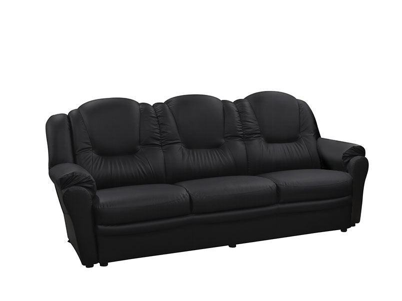 Emerald 3 Seater Faux Leather Sofa