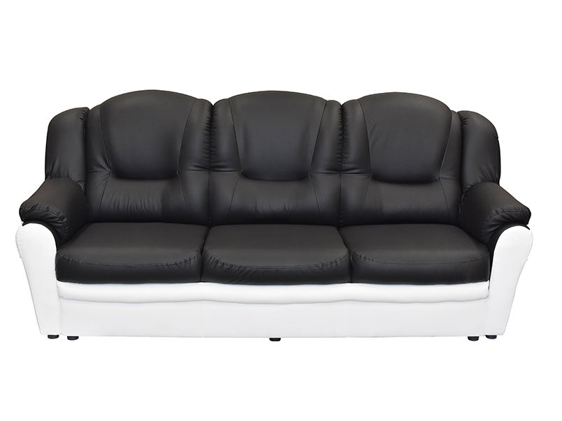 Emerald 3 Seater Faux Leather Sofa