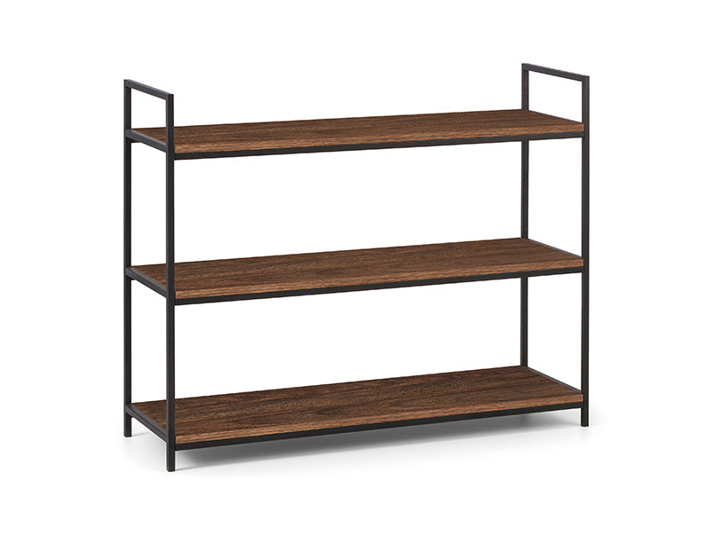 Tribeca Low Bookcase Walnut