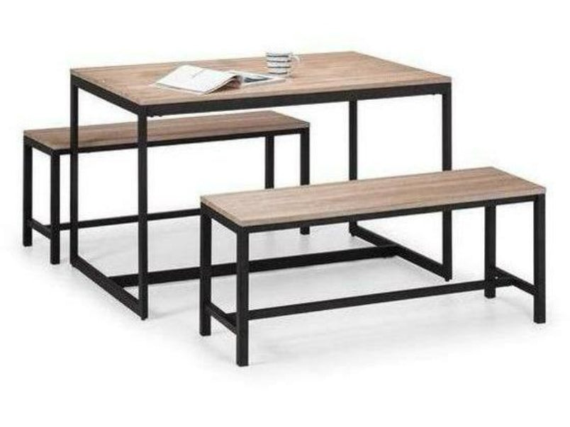 Tribeca Sonoma Oak Dining Table (120cm x 80cm)