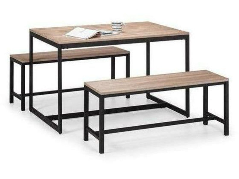 Tribeca Sonoma Oak Dining Table (120cm x 80cm)