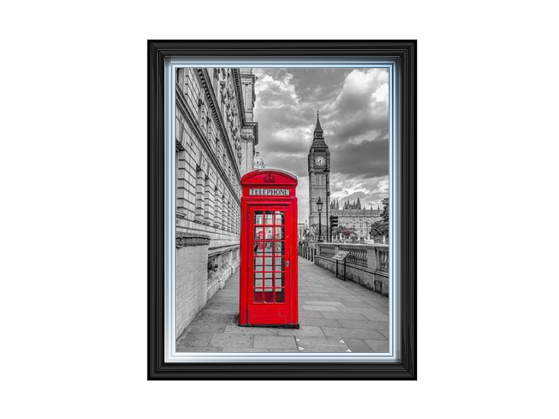 Telephone booth with Big Ben, London, Assaf Frank