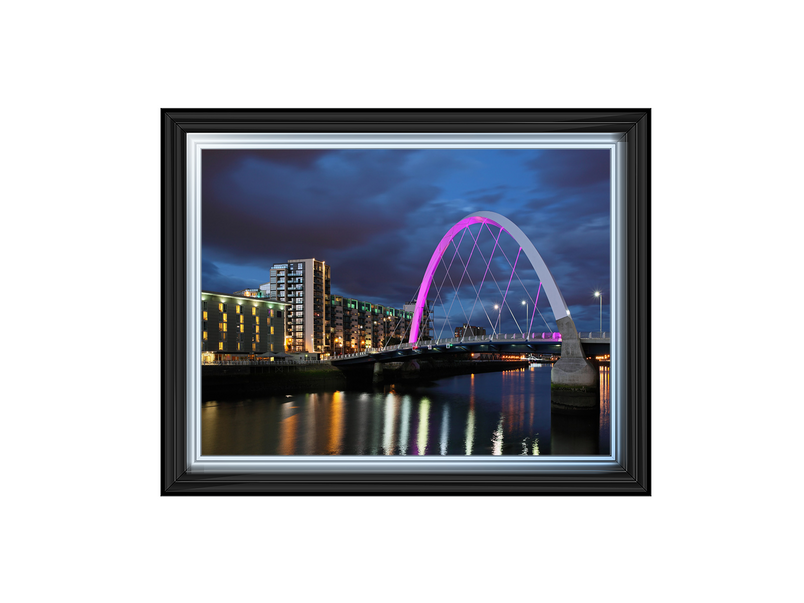 Glasgow Cityscape Scotland in colour