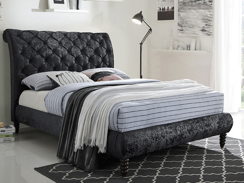 Venice Crushed Velvet  Bed Frame