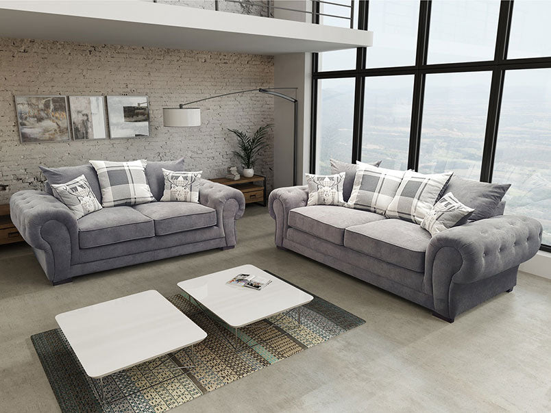 Geneva 3+2 Sofa Set Fabric