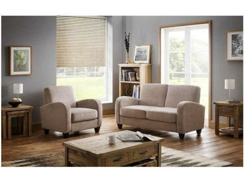 Vivo 3 Seater Chenille Fabric Sofa