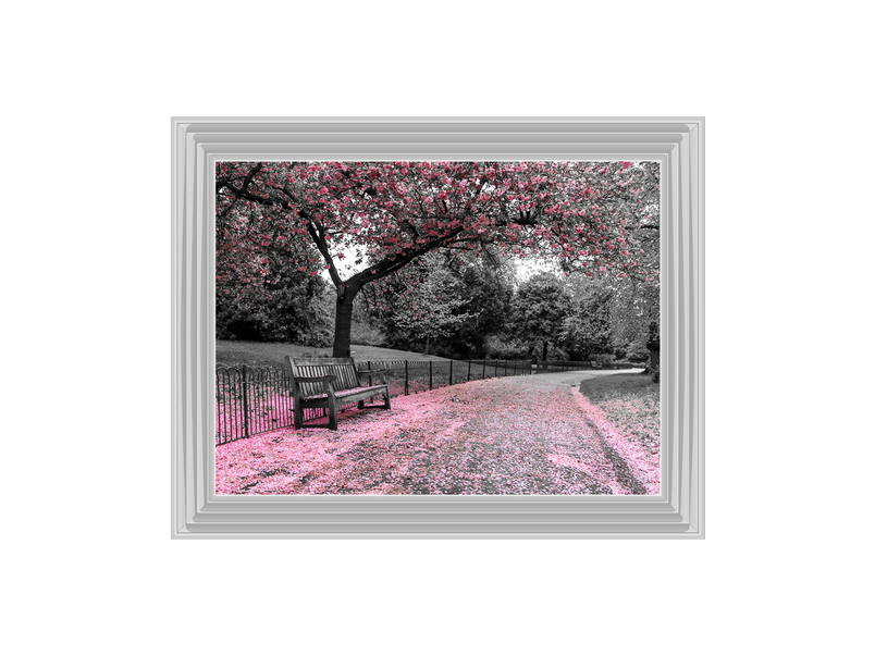 Park bench Pink