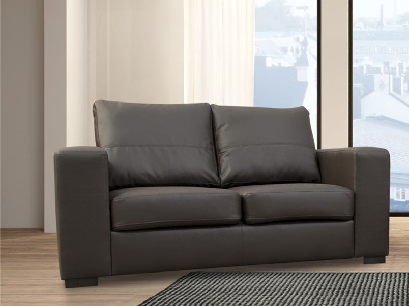 Hamilton Faux Leather 2 Seater Sofa